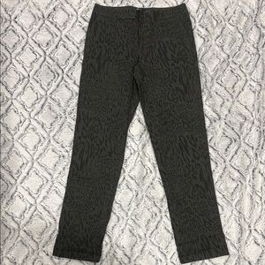 ASOS Olive & Black Animal Print Chinos